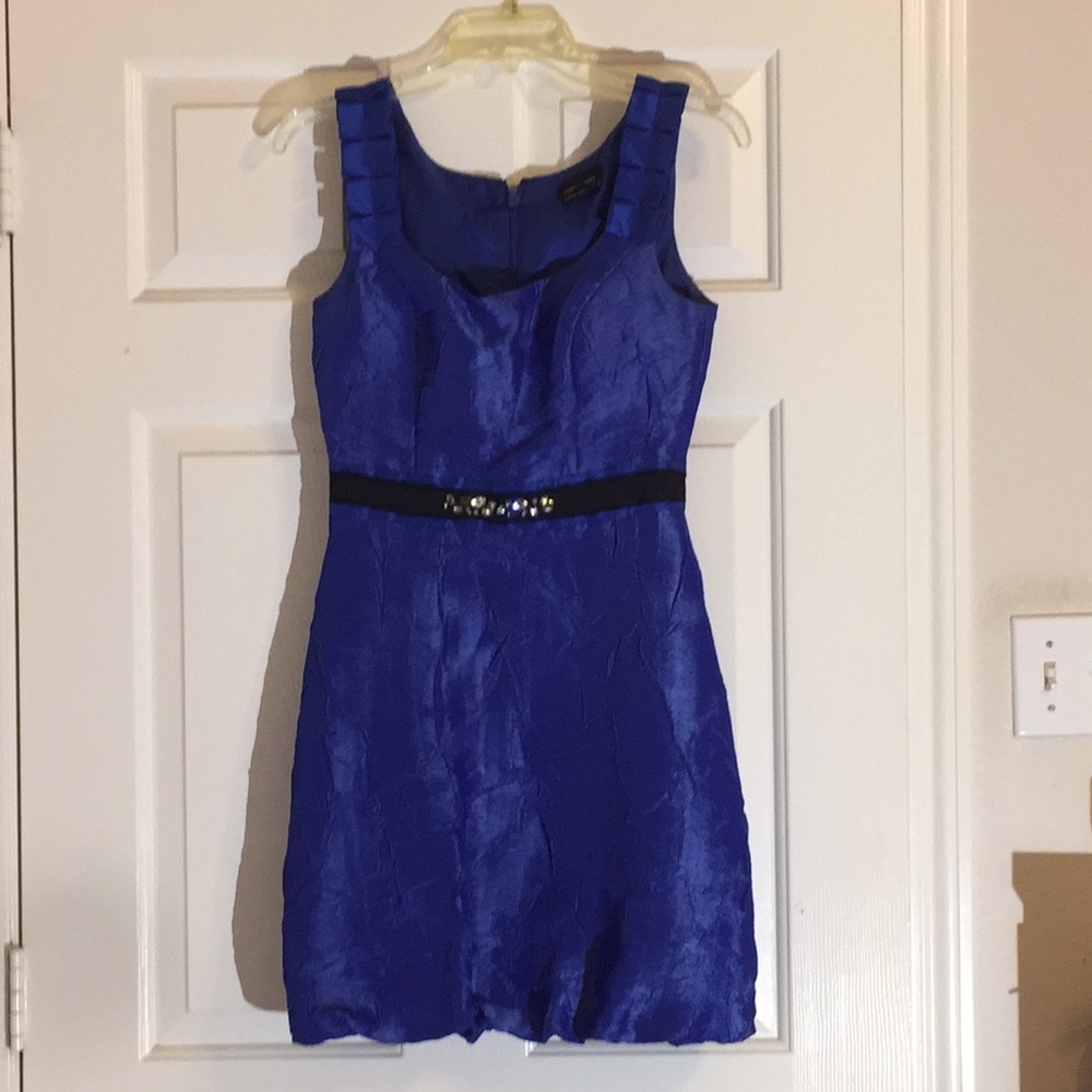 Max and Cleo Royal Blue cocktail party PROM dress
